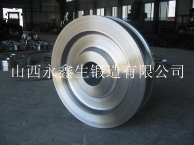 厂家销售 起重机械配件 山西永鑫生可按图纸加工锻造 吊机车轮