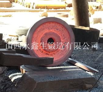 厂家供应 起重机车轮锻件 山西永鑫生锻造 行车轮、天车轮、台车轮